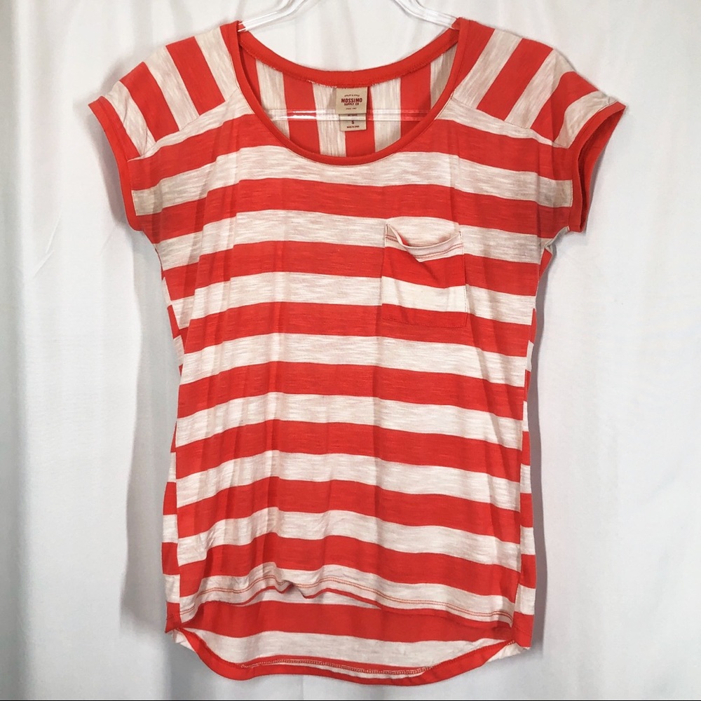 5/$25 - Mossimo Striped Pocket‎ Tee (S)